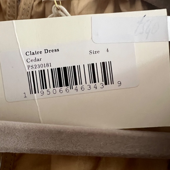 New with Tags Ulla Johnson Claire Cutout Cotton  Midi Dress Cedar - Picture 4 of 11